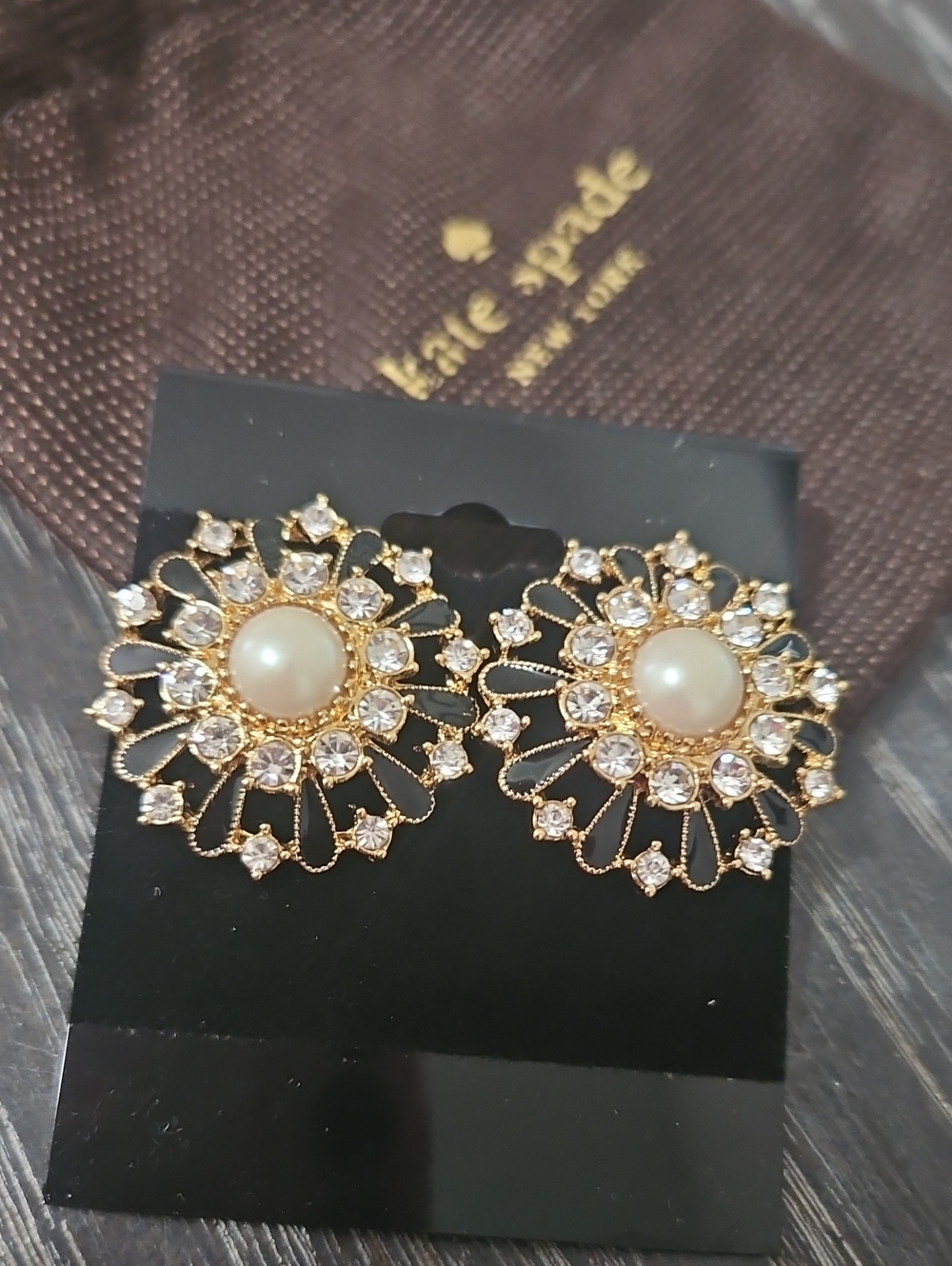 Kate Spade Gold Statement Earrings